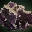 Calcite on Fluorite - image 1