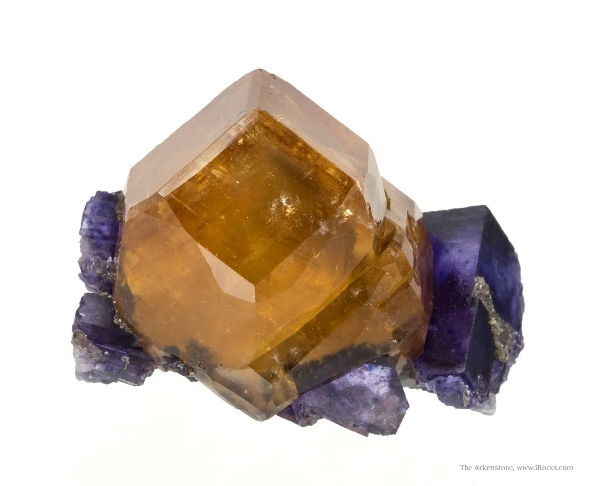 Calcite on Fluorite - image 5