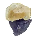 Calcite on Fluorite - image 3