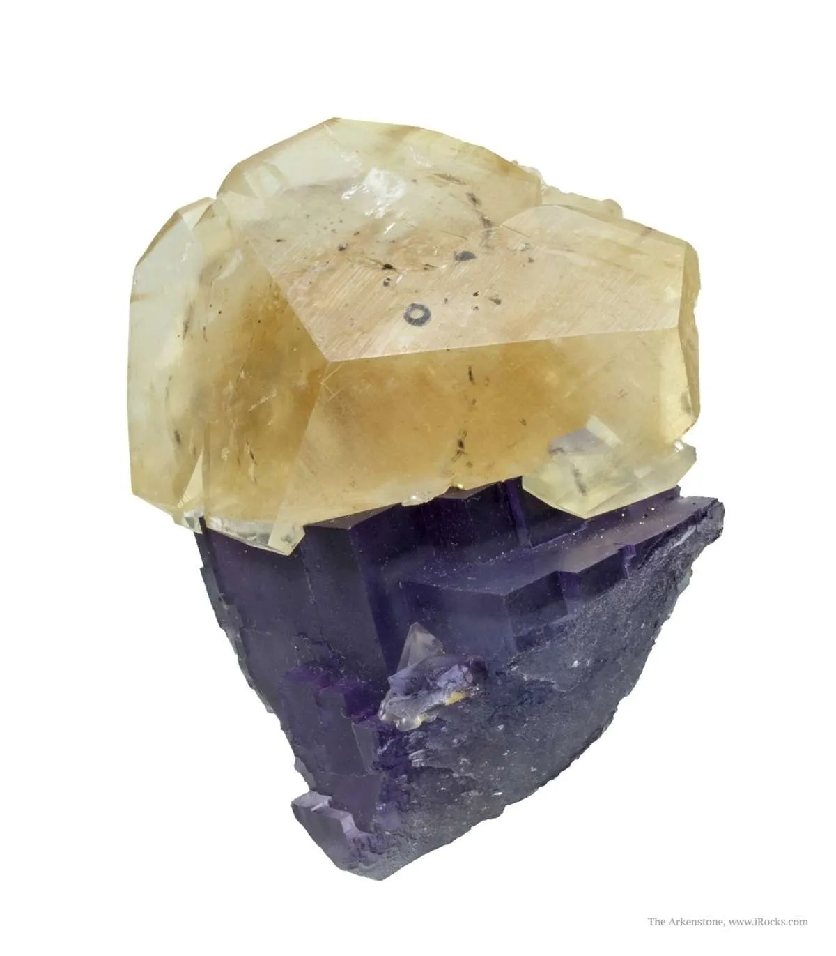 Calcite on Fluorite - image 3