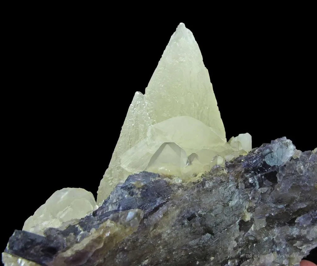 Calcite on Fluorite - image 3