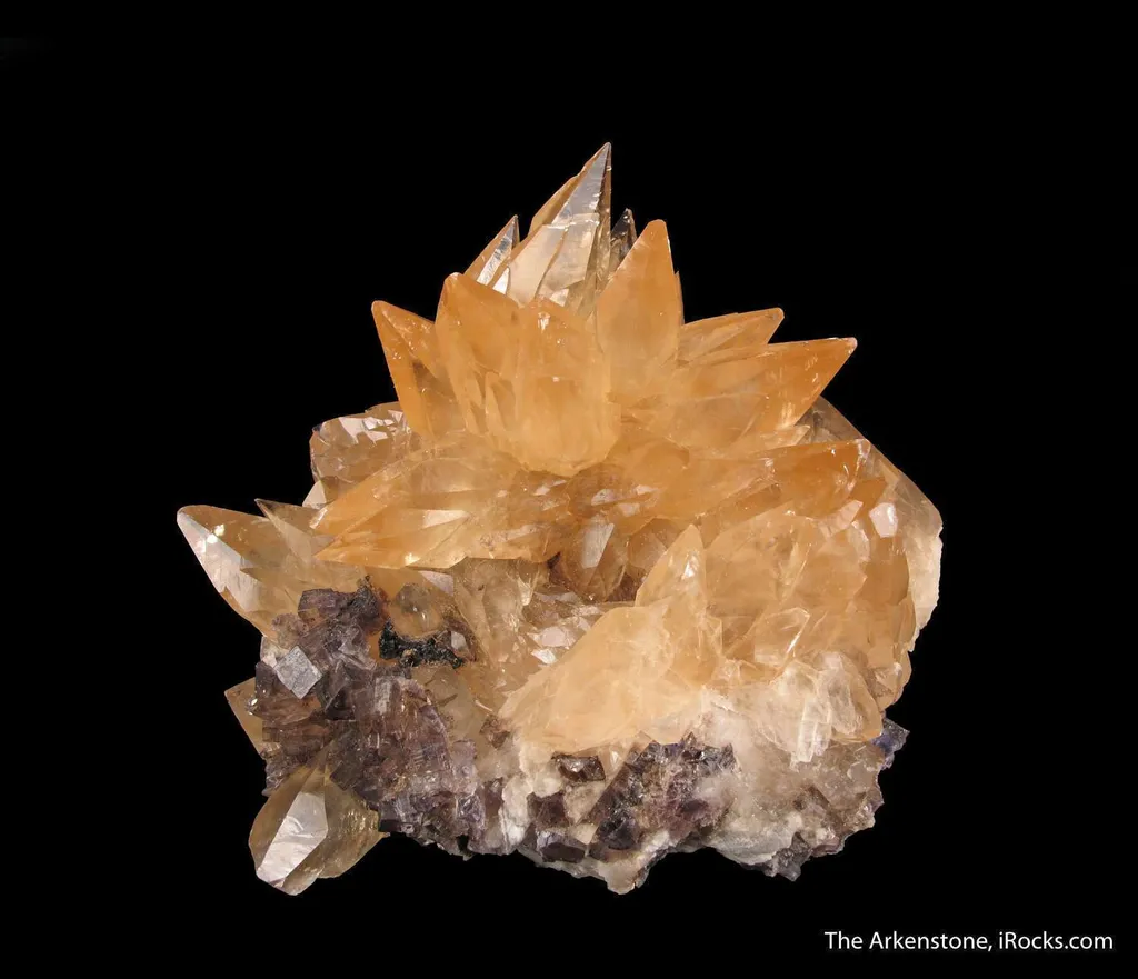 Calcite on Fluorite - image 2