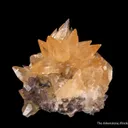Calcite on Fluorite - image 2