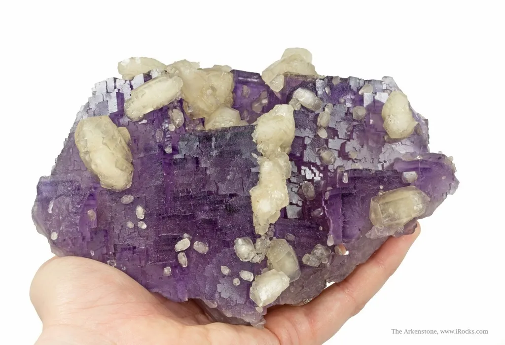 Calcite on Fluorite - image 5