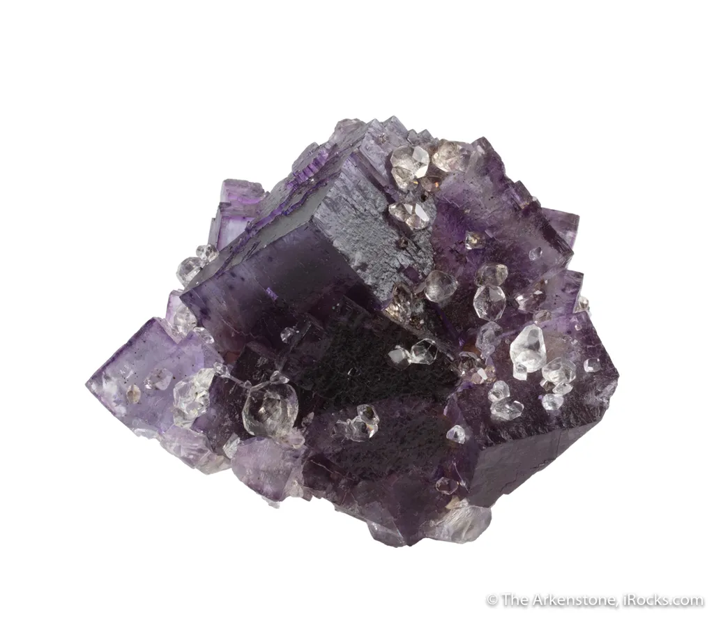 Calcite on Fluorite - image 2