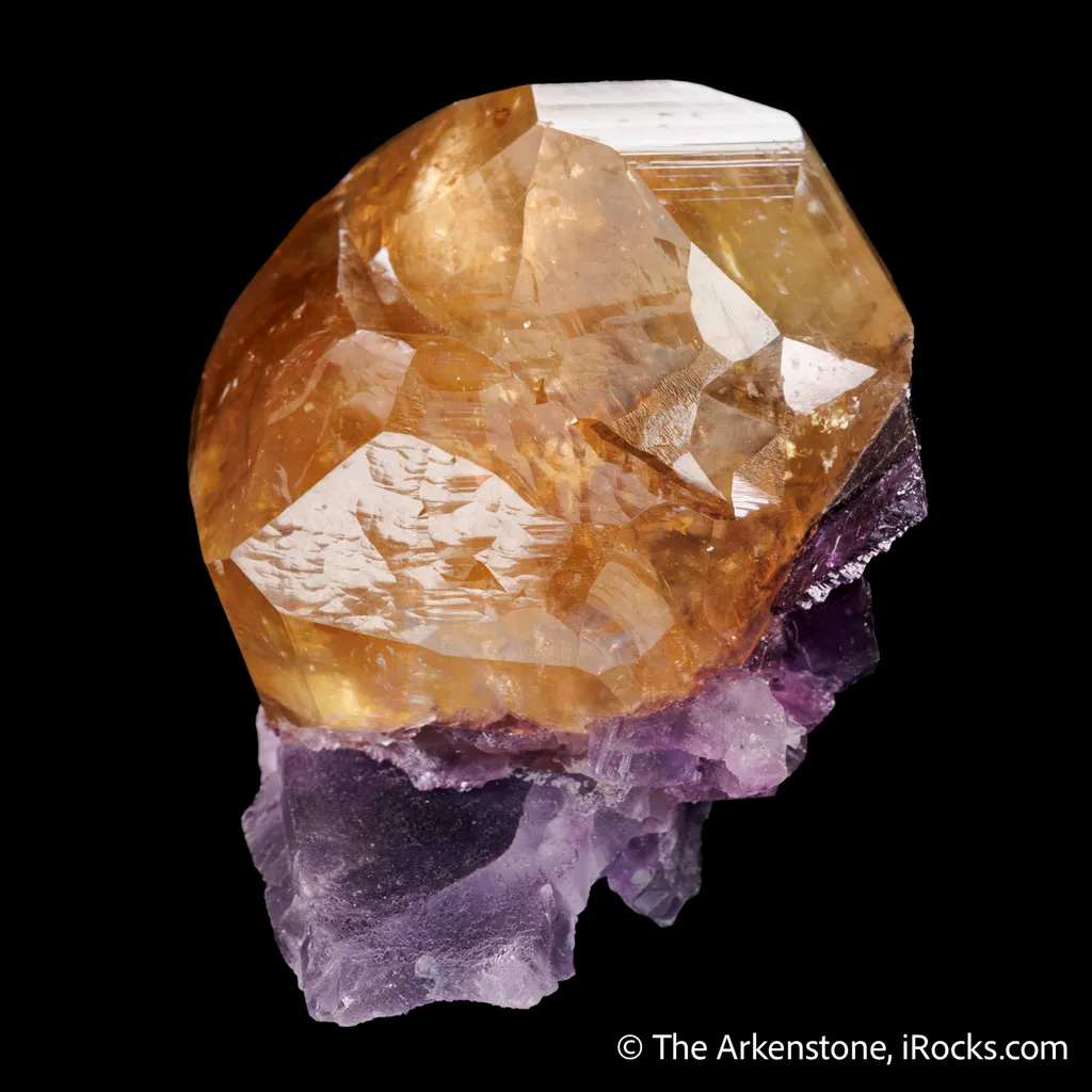 Calcite on Fluorite - image 5