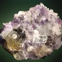 Calcite on Fluorite - image 2