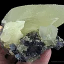 Calcite on Fluorite - image 2