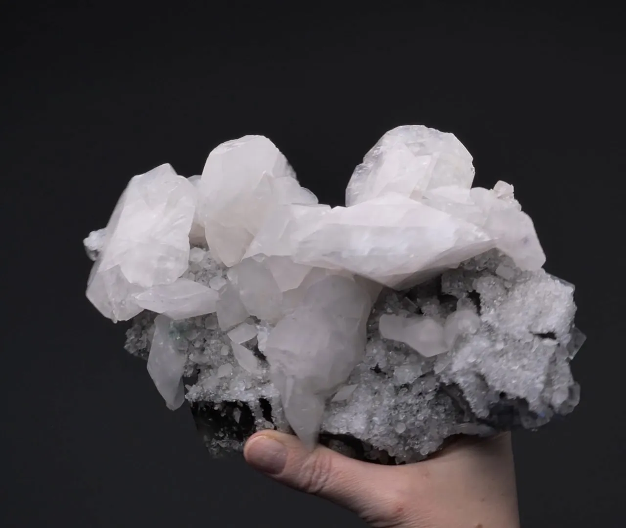 Calcite on Fluorite - image 2