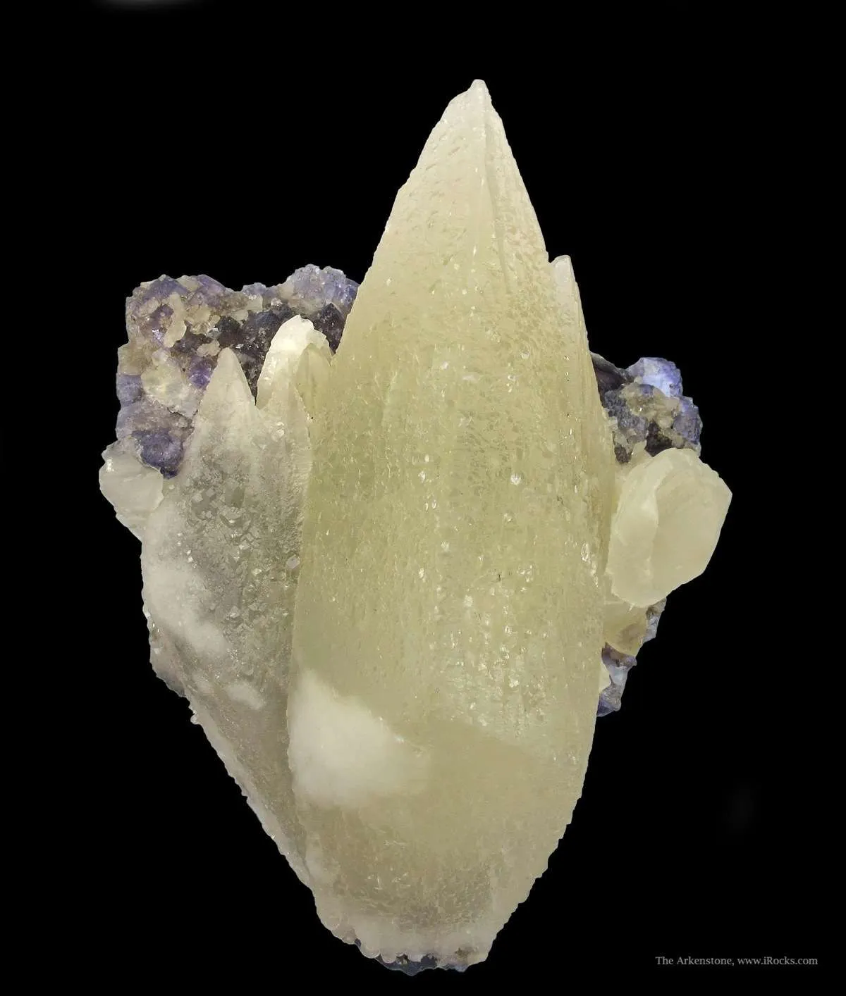 Calcite on Fluorite - image 1