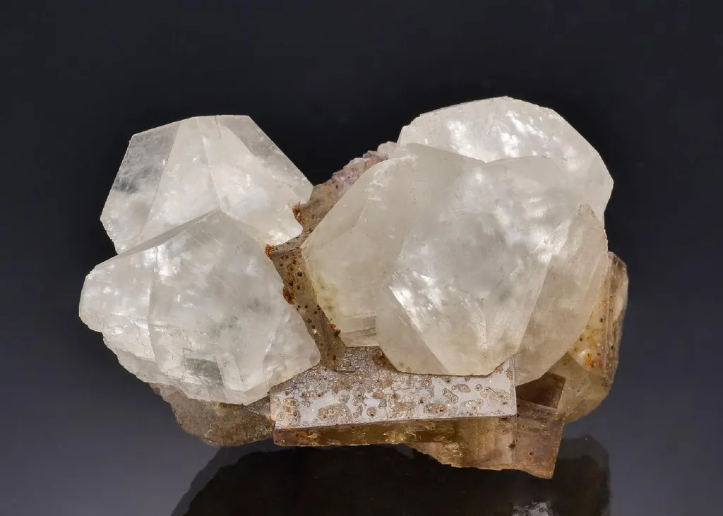 Calcite on Fluorite image