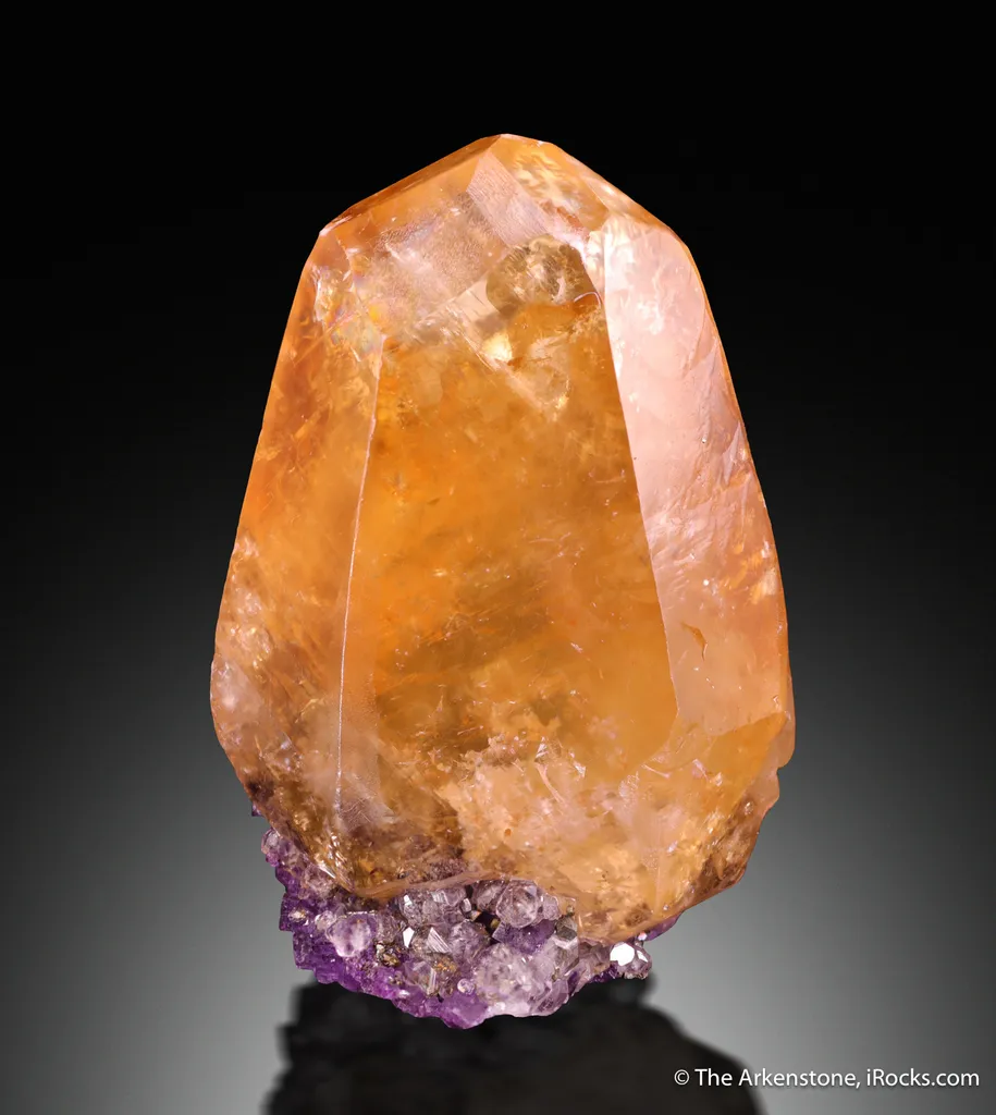 Calcite on Fluorite - image 2