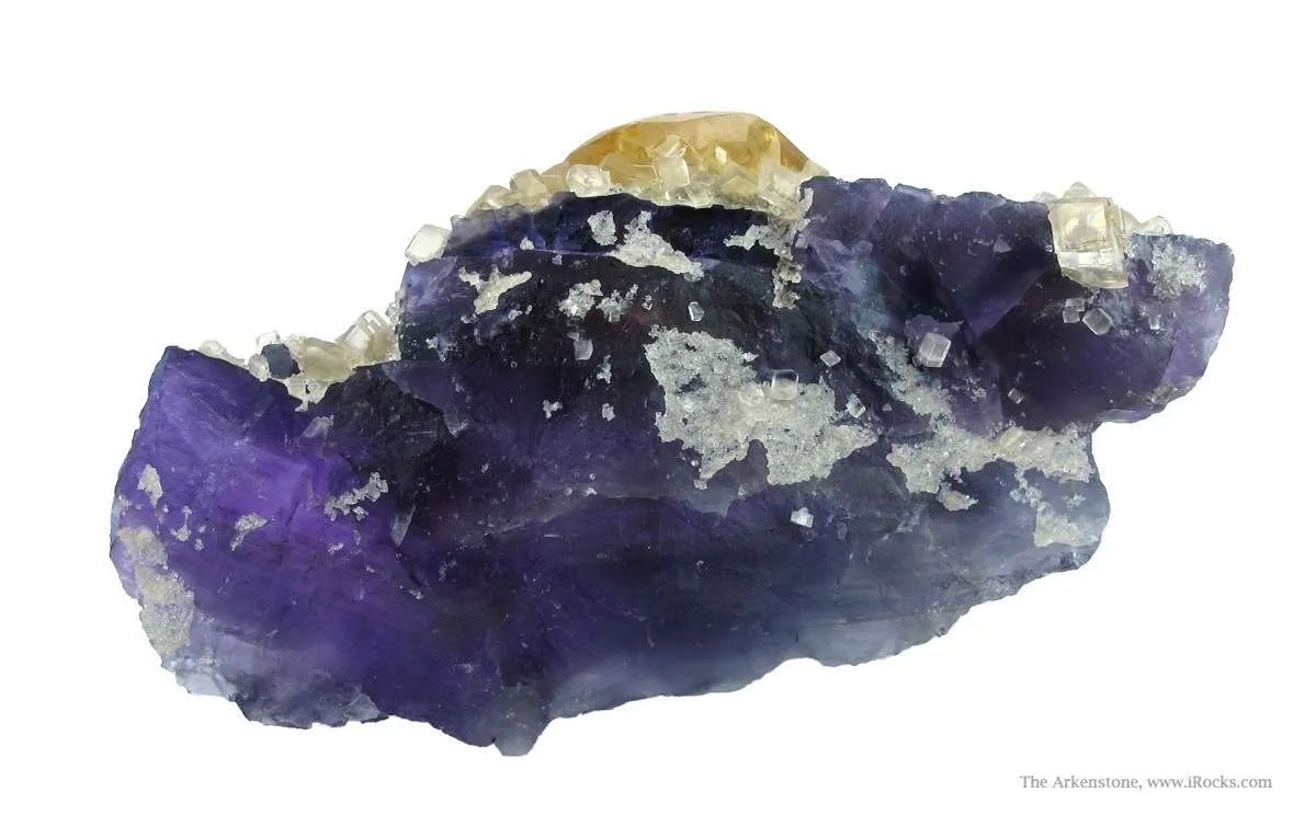 Calcite on Fluorite - image 5
