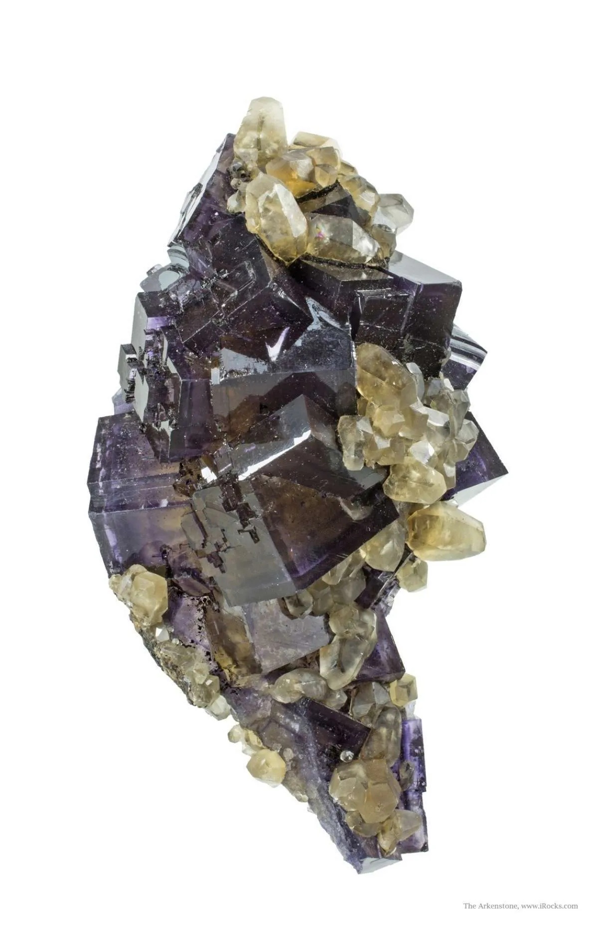 Calcite on Fluorite - image 4