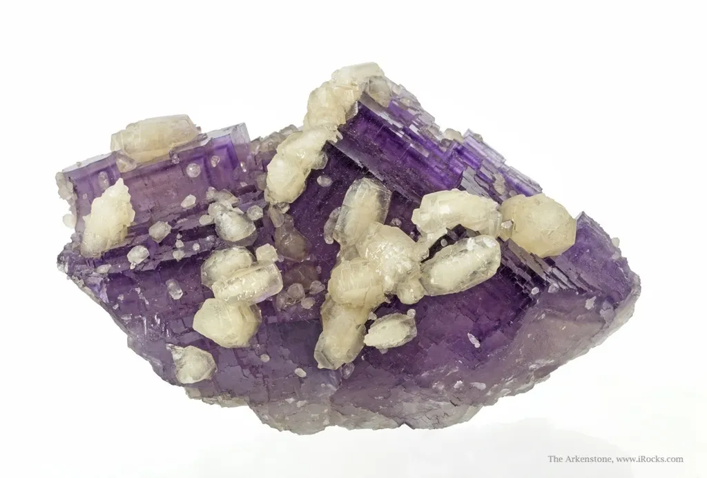 Calcite on Fluorite - image 4
