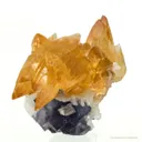 Calcite on Fluorite With Baryte - image 3
