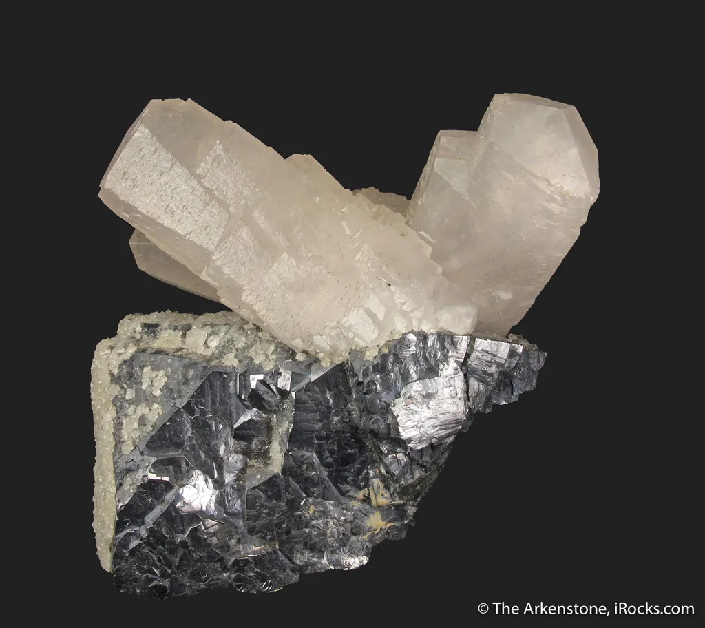 Calcite on Galena - image 2