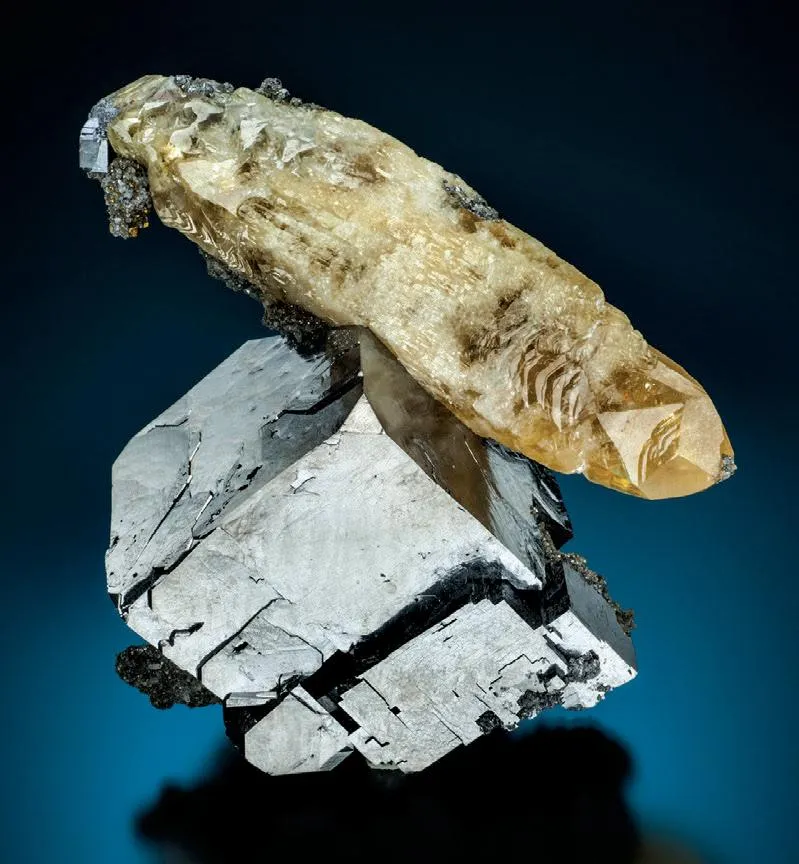 Calcite on Galena - image 1
