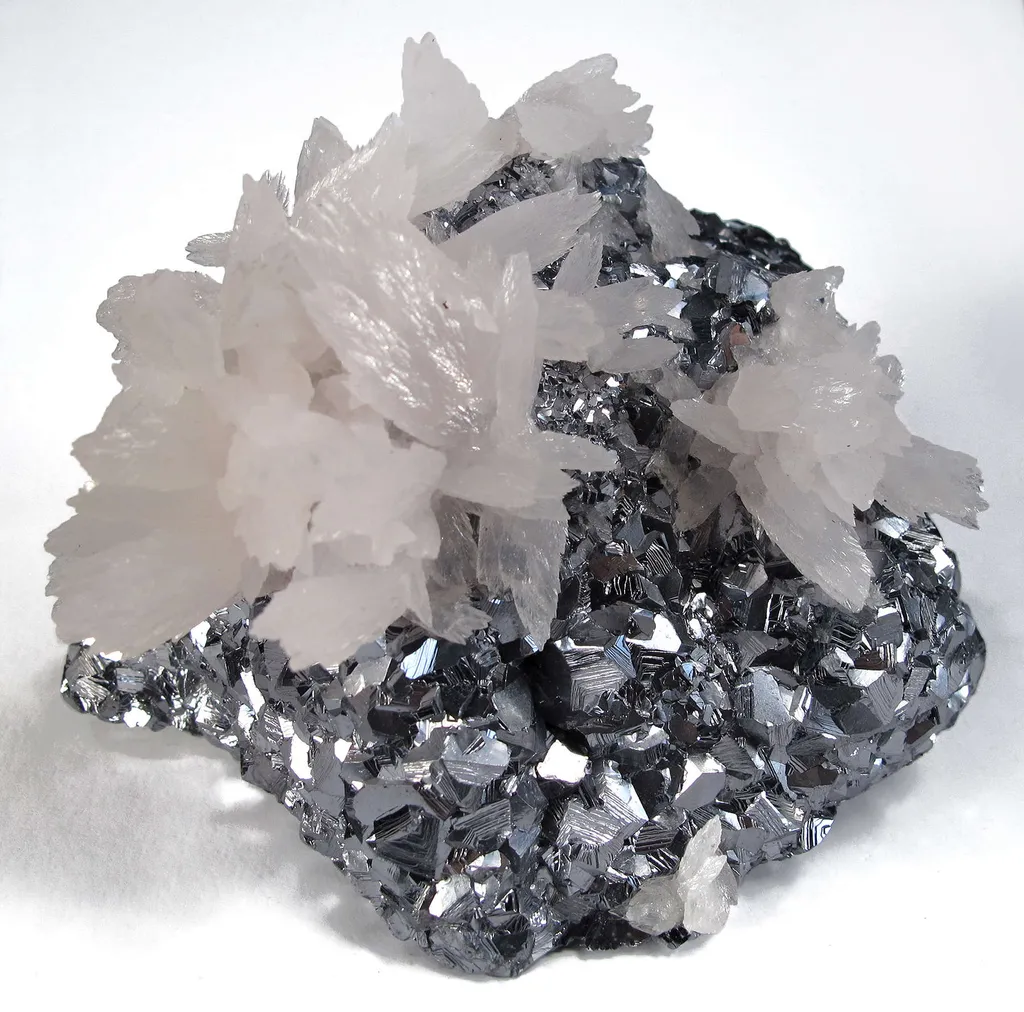 Calcite on Galena - image 2