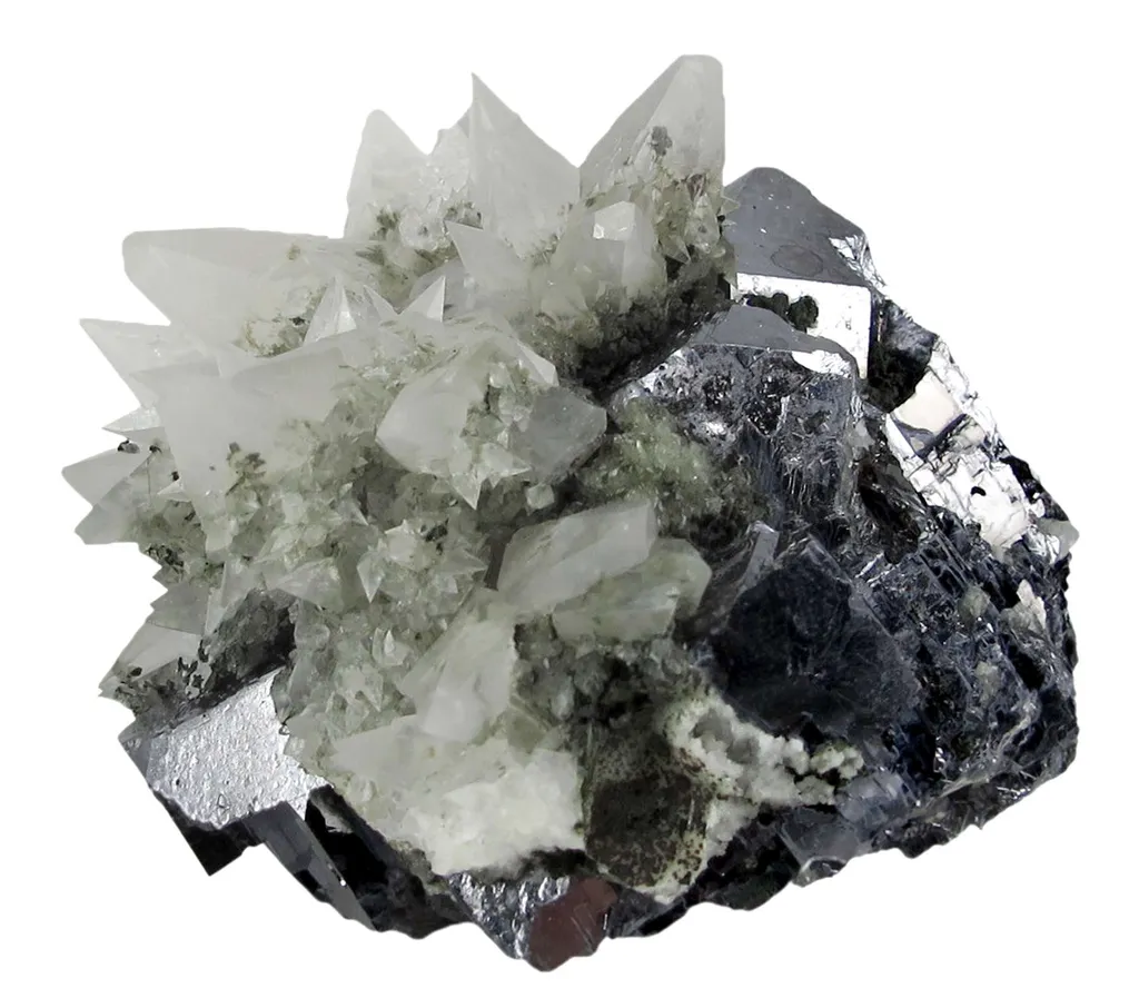 Calcite on Galena - image 3