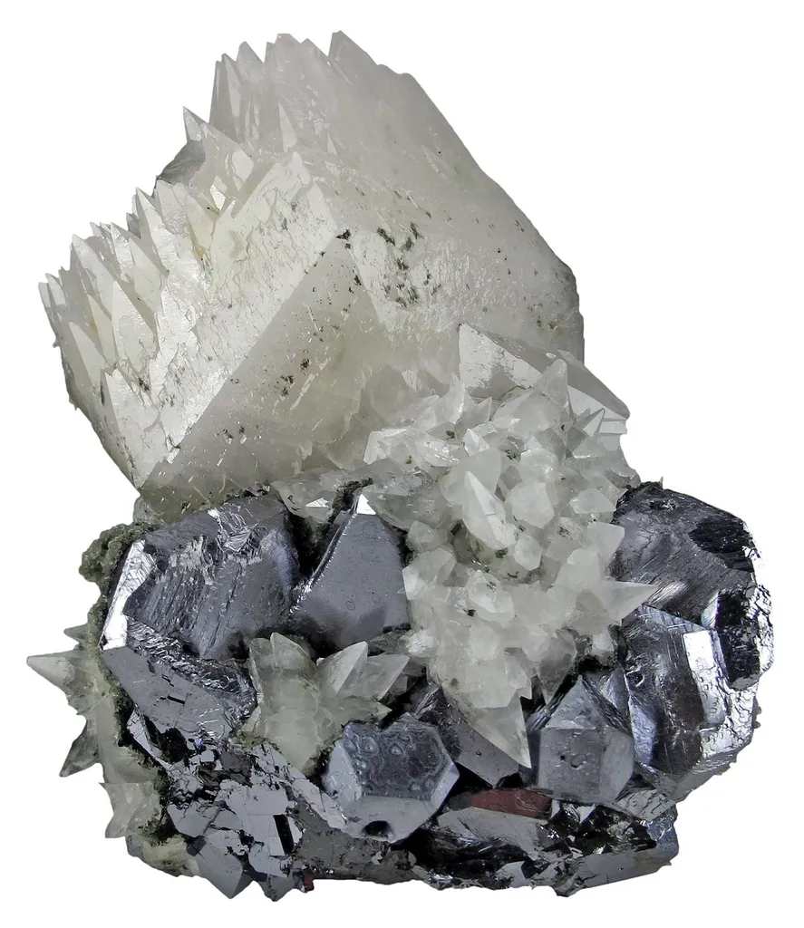 Calcite on Galena image