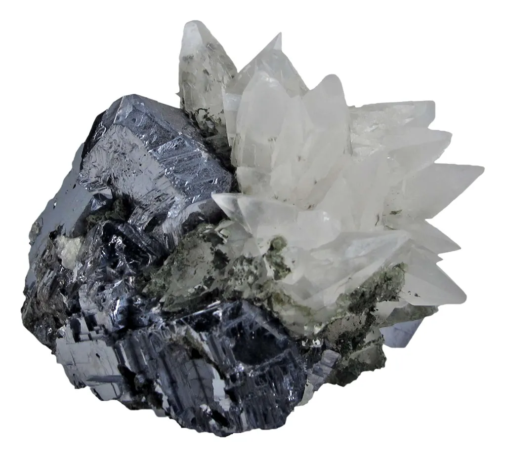 Calcite on Galena image