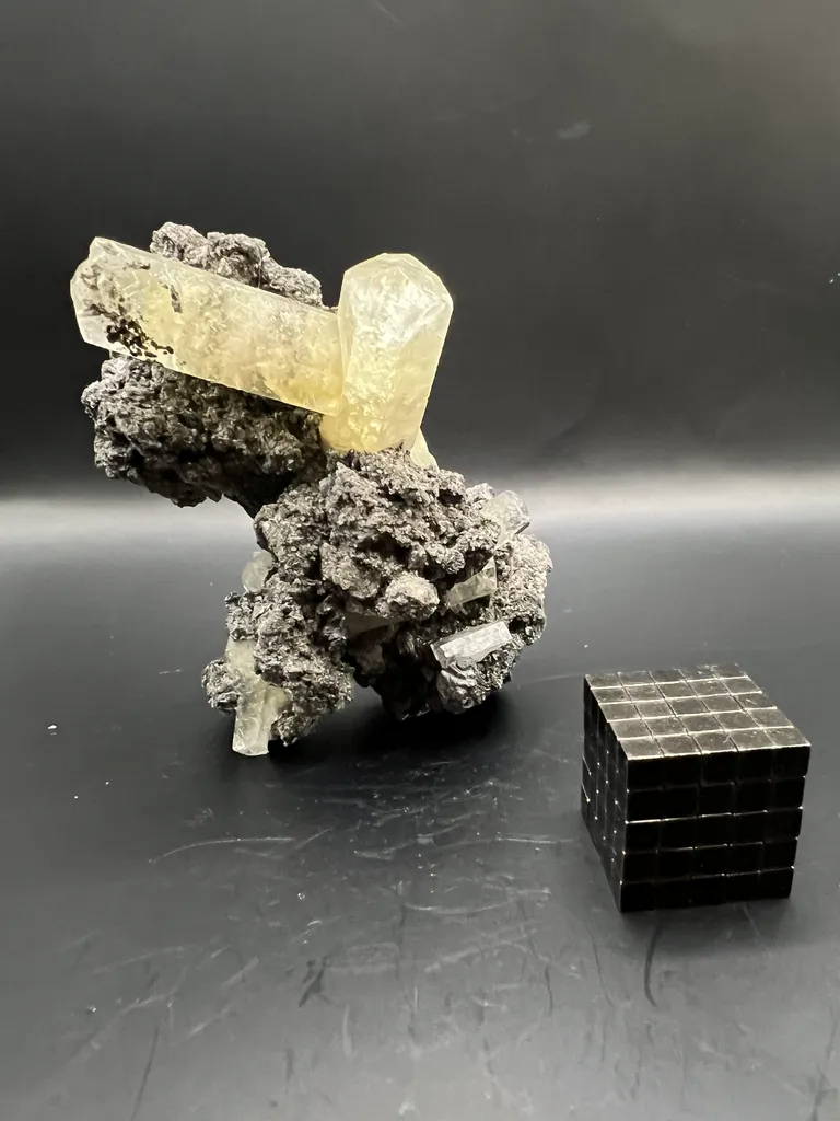 Calcite on Galena - Sweetwater Mine - 10042 image