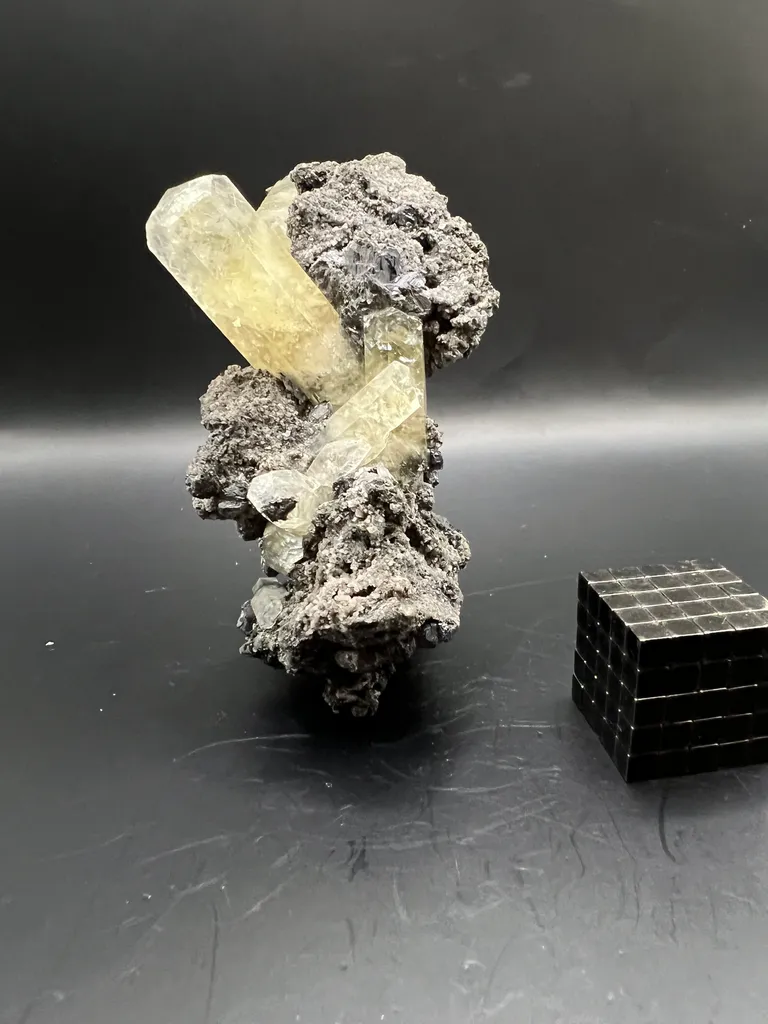 Calcite on Galena - Sweetwater Mine - 10042 - image 2