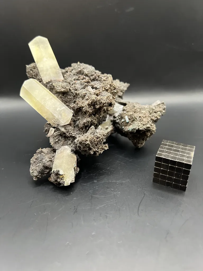 Calcite on Galena - Sweetwater Mine - 10043 - image 2