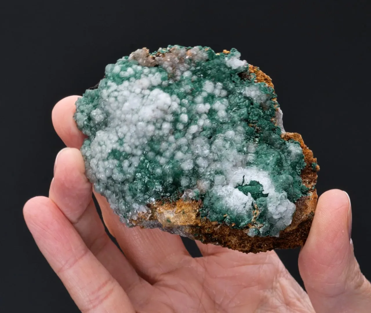 Calcite on Malachite - image 2