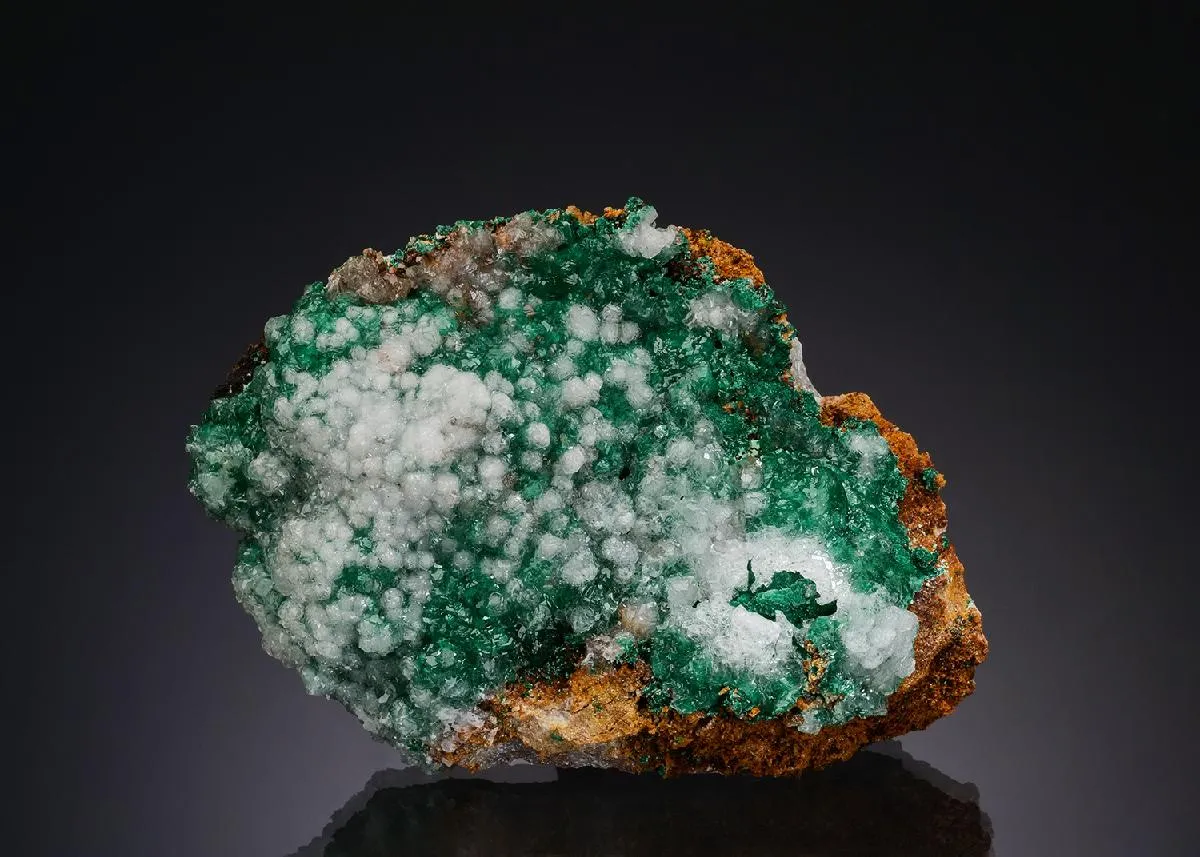 Calcite on Malachite - image 1