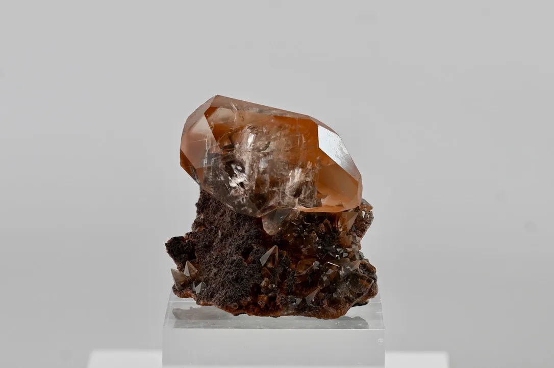 Calcite on Matrix Tonglushan Mine - image 4