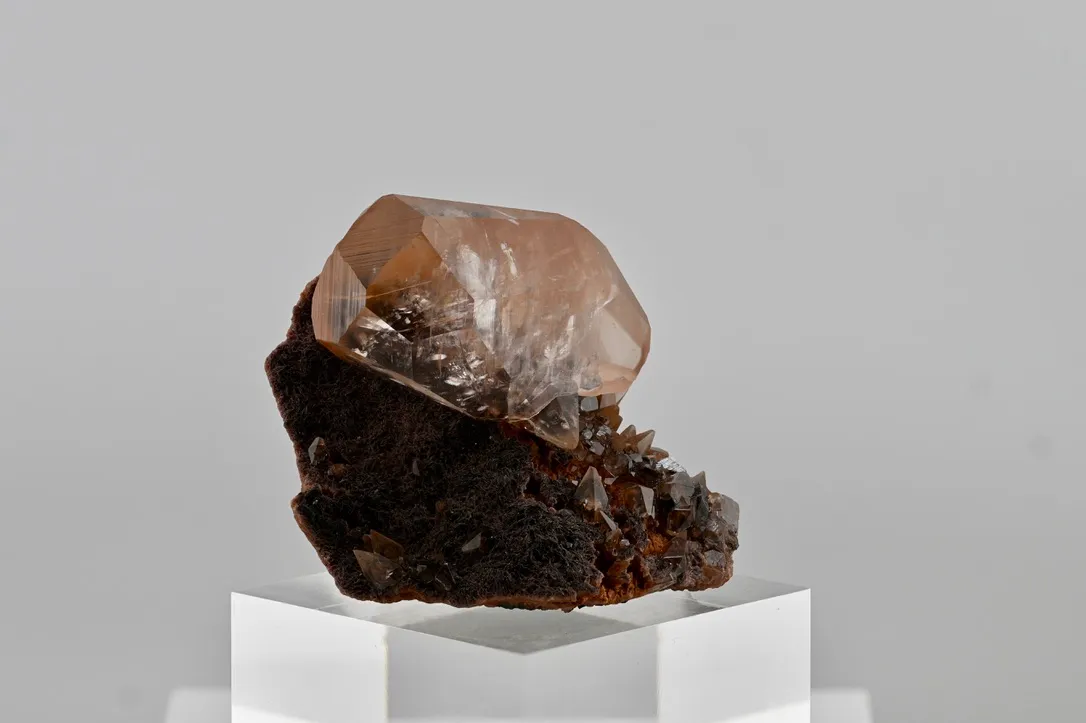 Calcite on Matrix Tonglushan Mine - image 3