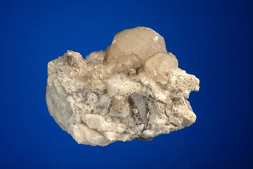 Calcite on Microcline - image 3