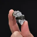 Calcite on Mottramite - image 2