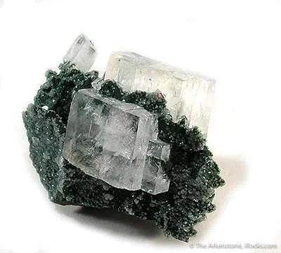Calcite on Mottramite image