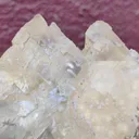 Calcite on okenite matrix from India - image 9