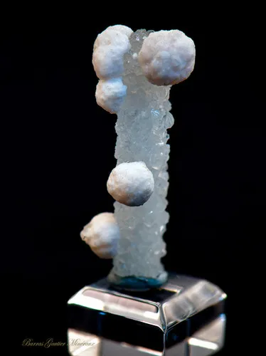Calcite on Prehnite - image 2