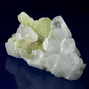 Calcite on Prehnite Cast After Anhydrite - image 1