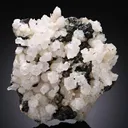 Calcite on Quartz with Sphalerite and Bournonite - image 1