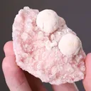 Calcite on Rhodochrosite - image 2