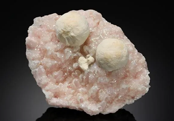 Calcite on Rhodochrosite image