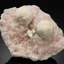 Calcite on Rhodochrosite - image 1