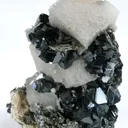 Calcite on Sphalerite and Pyrite - image 1