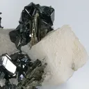 Calcite on Sphalerite and Pyrite - image 6