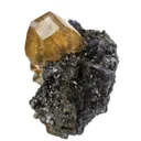 Calcite on Sphalerite, on Galena - image 4