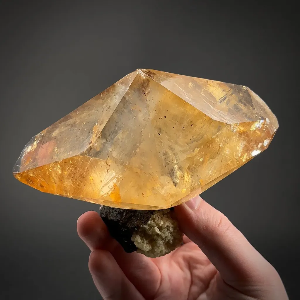 Calcite on Sphalerite with Baryte image
