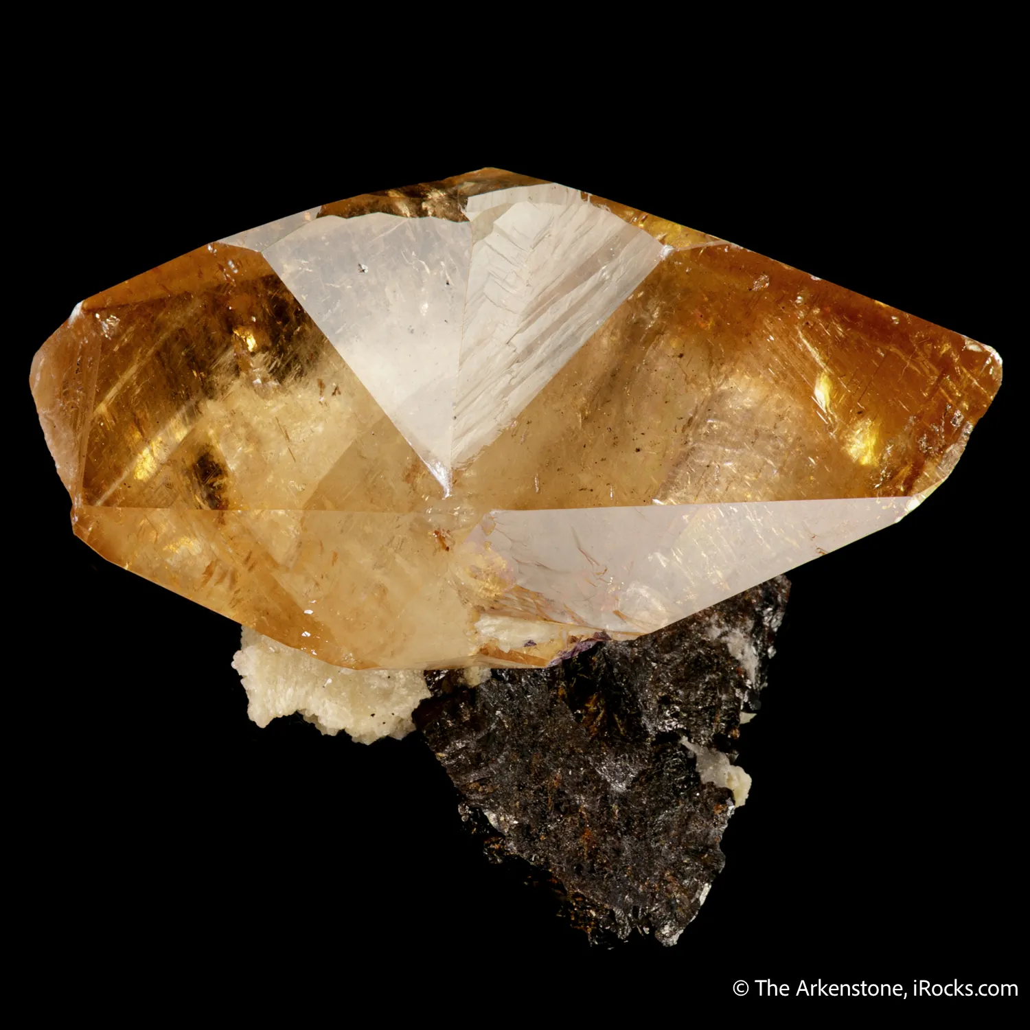 Calcite on Sphalerite with Baryte - image 3