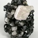Calcite on Sphalerite With Fluorite - image 1
