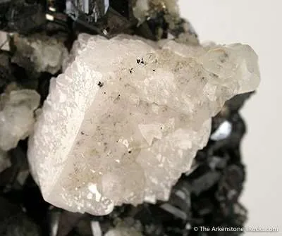 Calcite on Sphalerite With Fluorite - image 2